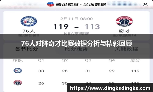 76人对阵奇才比赛数据分析与精彩回顾