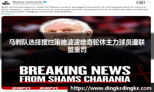 马刺队选择摆烂策略波波维奇轮休主力球员遭联盟重罚